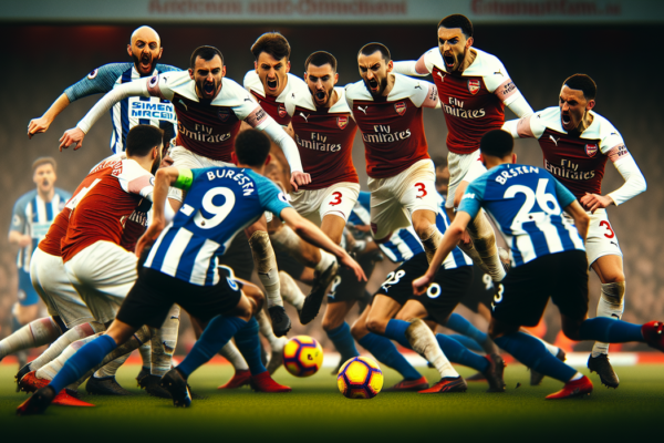 alt_text: Arsenal dan Brighton bersaing ketat dalam laga seru Boxing Day.