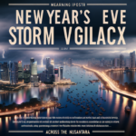 alt_text: Poster tentang hoaks badai di malam Tahun Baru dan kewaspadaan di seluruh Nusantara.