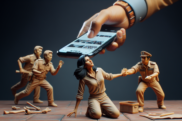 alt_text: Ponsel wartawan disita, ancaman bagi kebebasan pers dan jurnalisme independen.