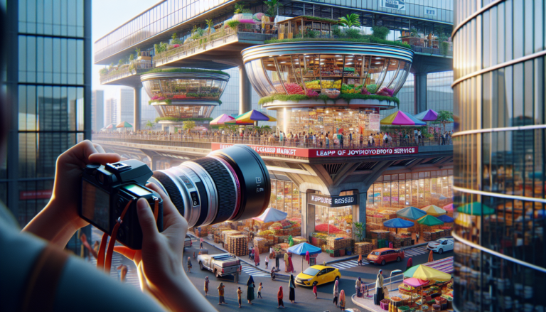 alt_text: Foto Pasar Kediri dengan fasilitas modern dan ramai, mencerminkan kemajuan layanan Joyoboyo.