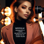 alt_text: Sydney Sweeney bergaya trendi dalam drama terbaru yang dipromosikan oleh American Eagle.