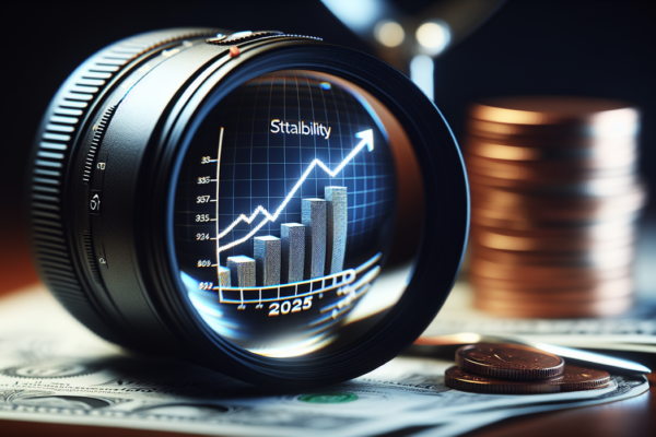 alt_text: Grafik menunjukkan stabilitas finansial 2025 meski inflasi meningkat.