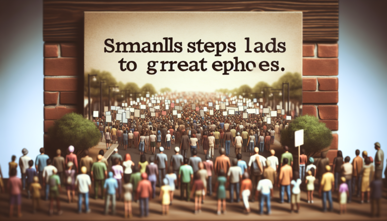 alt_text: Demonstrasi damai MLK dengan banyak peserta, menyuarakan kesetaraan dan hak sipil.