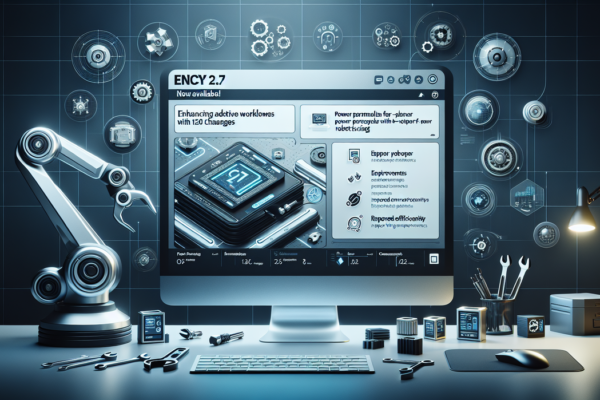 alt_text: Mesin CAD Ency inovatif, meningkatkan desain untuk era baru teknologi robotika.