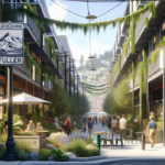 alt_text: Fuller Footpath di Yelm: gang kota yang diperbarui dengan jalur pejalan kaki baru.