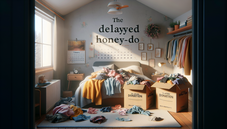 alt_text: Pemandangan alam terbuka dengan jejak langkah di tanah, dikelilingi pepohonan hijau.