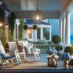 alt_text: Teras elegan dengan gaya klasik Jackie Kennedy, menunjukkan kemewahan dan keanggunan abadi.