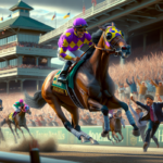 alt_text: Poster "Talk to Me Jimmy" menyoroti kehebatan kuda di arena balap dunia.