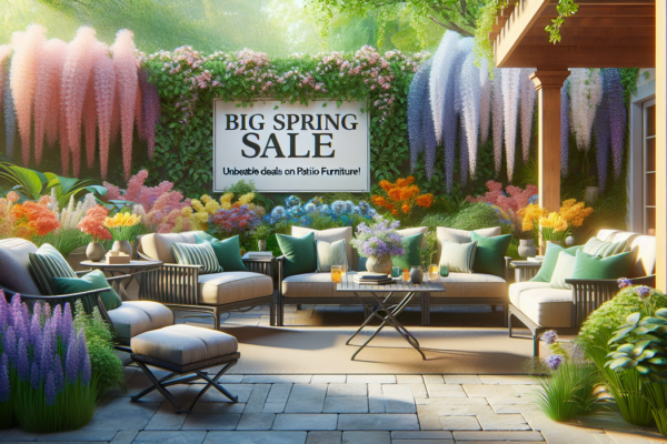 alt_text: Tren furnitur teras musim semi di AS menampilkan desain modern dan bahan ramah lingkungan.