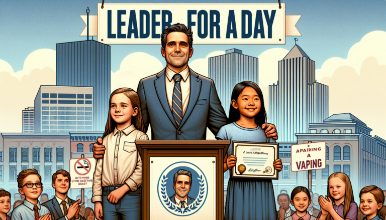 Dua Gadis Cilik, Satu Hari Menjadi Wali Kota