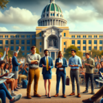 alt_text: Mahasiswa aktif mendukung program keamanan baru melalui aksi dan kolaborasi kampus.