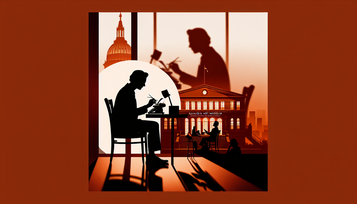 alt_text: Pameran karya sastra dan seni di Cascadia Art Museum, menghidupkan sejarah literasi.