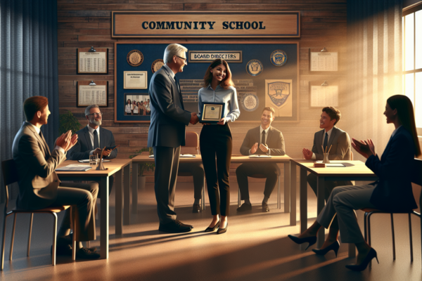 "alt_text": "Perayaan untuk guru dengan tema kemajuan dalam pengembangan software."