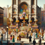 alt_text: Paskah di Bronx: Grosir jilbab murah menjual beragam pilihan untuk musim perayaan.