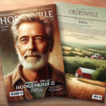 alt_text: Lanskap desa hijau dengan rumah kecil dan langit cerah, melambangkan ketenangan hidup.