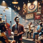 alt_text: Malam penghargaan musik Legends of Long Island di Jazz Loft dengan suasana meriah.