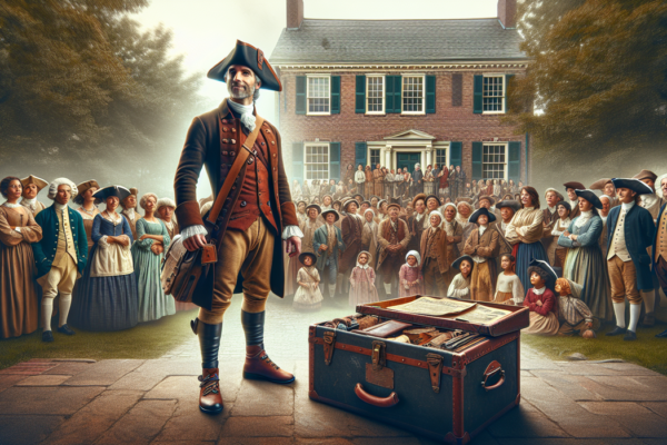 alt_text: Pengunjung menikmati pemandangan sejarah di Hobson Grove Park, dikelilingi pepohonan dan bangunan kuno.