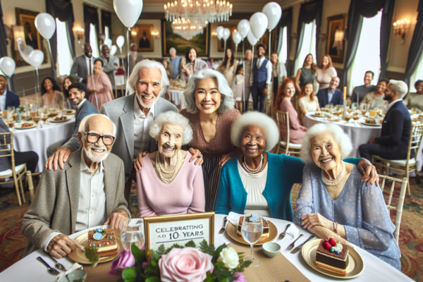 alt_text: Acara meriah dengan tema ketangguhan; dekorasi khas dan para peserta penuh semangat.