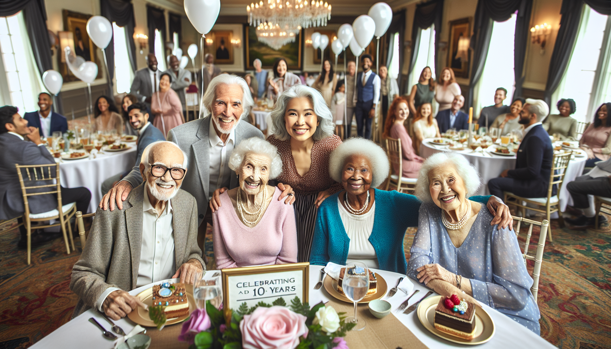 alt_text: Acara meriah dengan tema ketangguhan; dekorasi khas dan para peserta penuh semangat.