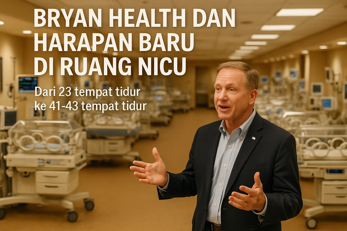alt_text: Ruang NICU rumah sakit Bryan Health menandakan harapan baru bagi pasien yang dirawat.