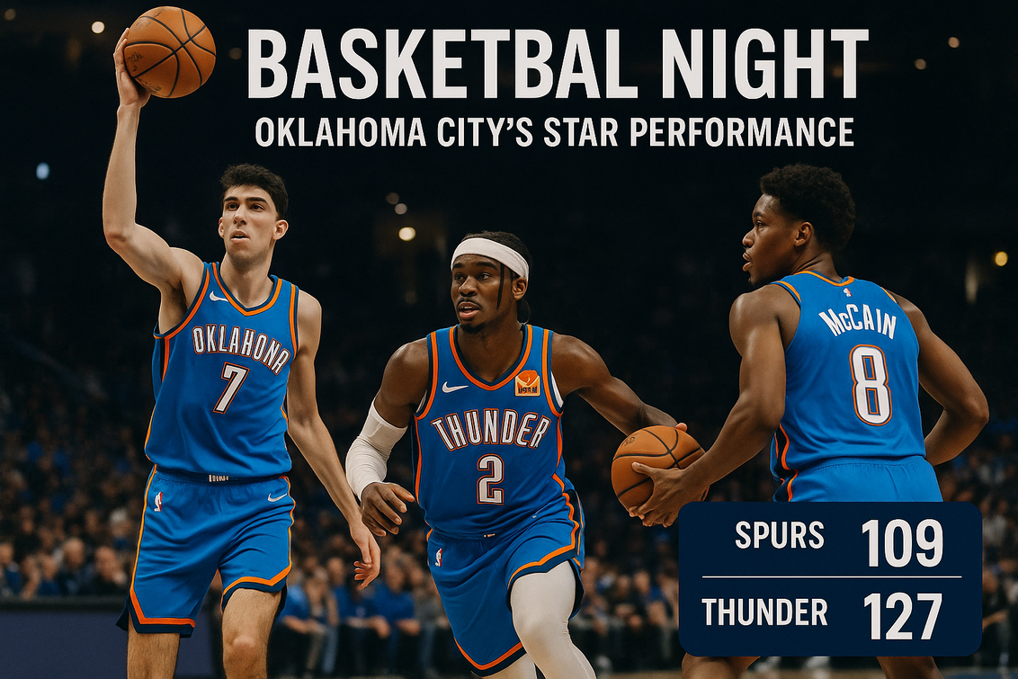 ```alt_text "San Antonio mendominasi OKC, menghadirkan laga penuh pelajaran dan strategi brilian." ```